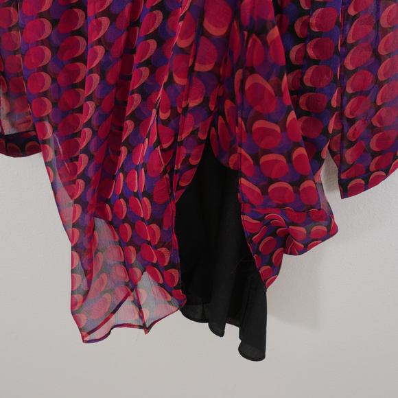 Long Sleeve Geo Pattern Dress - Picture 5 of 8